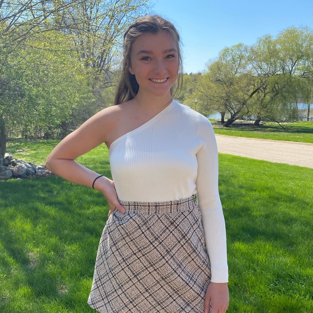 Off shoulder sweater